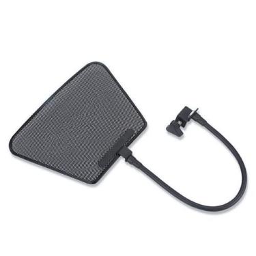 Imagem de Pop Filter,Anti Puff,Filtro Acústico Malha Metálica,Preto - Aj Som Ace