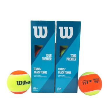 Imagem de Bola de Beach Tênis Wilson Tour Premier - 2 Tubos