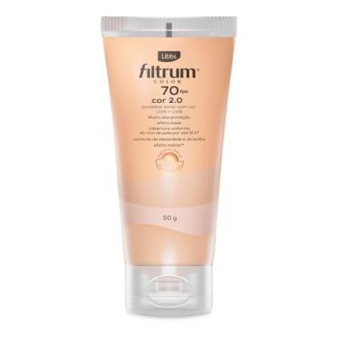 Imagem de Protetor Solar Filtrum Color FPS 70 Cor 2.0 50g - Filtrum HT