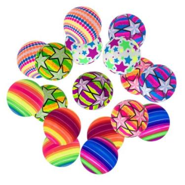 Imagem de Kit 100 Bolas Vinil Dente Leite Vazia Sortida 23cm p/ Natal - Blook