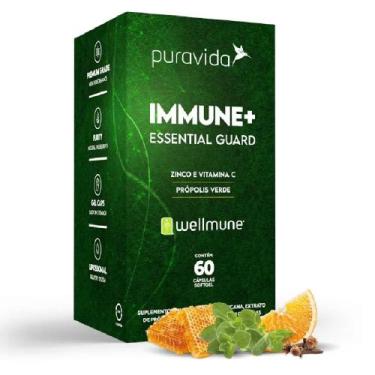 Imagem de Immune + Essential Guard Vitamínico 60 Caps  Pura Vida, Natural
