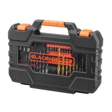 Imagem de Jogo de Furar e Parafusar com Maleta e 104 Peças Black+Decker - A7230-