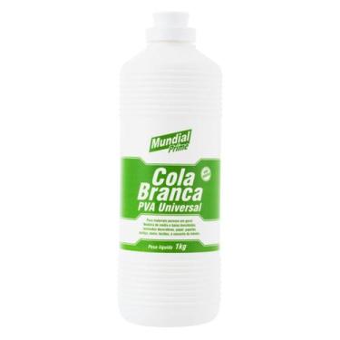 Imagem de Cola Branca Pva Universal 1kg Mundial Prime Base Dágua