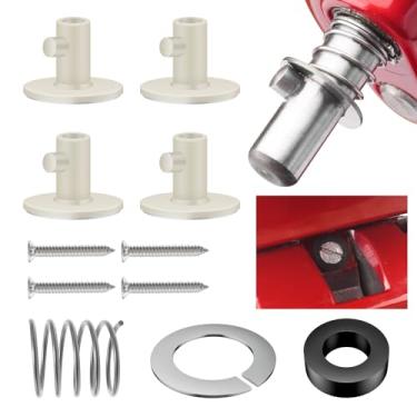 Imagem de Mola e arruela de instalação rápida atualizada, acessórios e suportes de montagem para misturadores KitchenAid, protegem e aumentam a vida útil do mixer