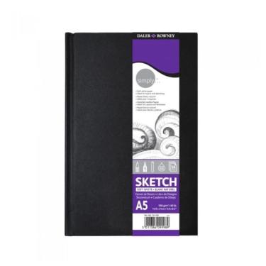 Imagem de Caderno Sketchbook Daler Rowney Simply 100G A5 54Fls Costura