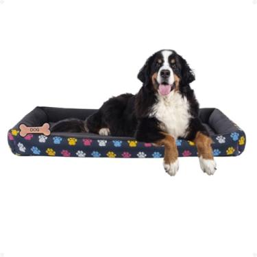 Imagem de Cama Confortável Caminha Pet Xg Extra Grande 100% Algodão (Pata Marinho)