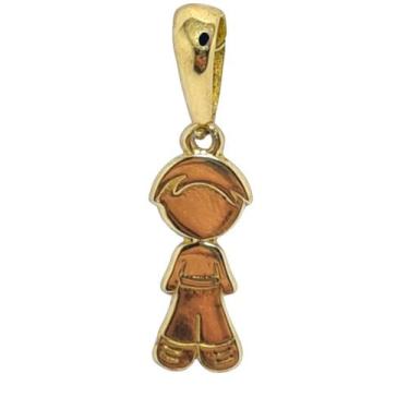 Imagem de Pingente Menino Estilizado Prata ou Banhado em Ouro  WG - Webgen, Prat