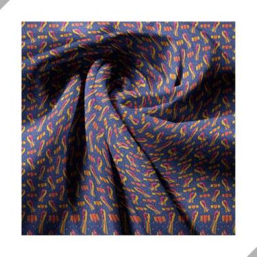 Imagem de Tecido Poliéster Estampado Jacquard Festa Junina Balão e Bandeirinha -