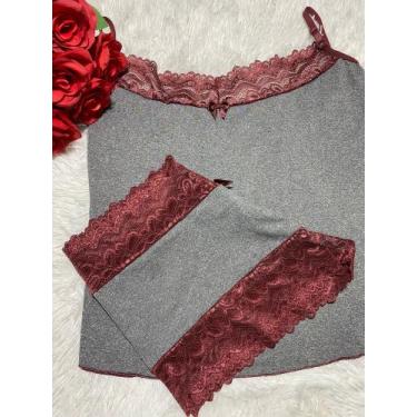 Imagem de Babydoll Sexy Mescla Plus SIze do 48 ao 58 - Orquídea Lingerie, Rubro,