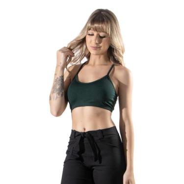 Imagem de Top Fitness Nadador Vekyo Modas Feminino Alça Fina Roupa de Academia C