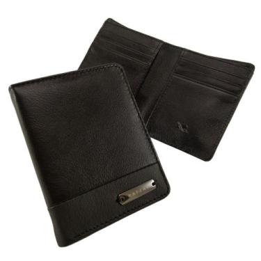 Imagem de Carteira Compacta Couro RFID Blocking 31-R Raffai Couros, Preto