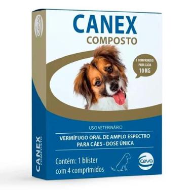 Imagem de Vermifugo Canex Composto para Cães 10kg - CEVA