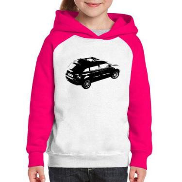 Imagem de Moletom Infantil Carro Stilo Blackmotion - Foca na Moda, Branco, Rosa,