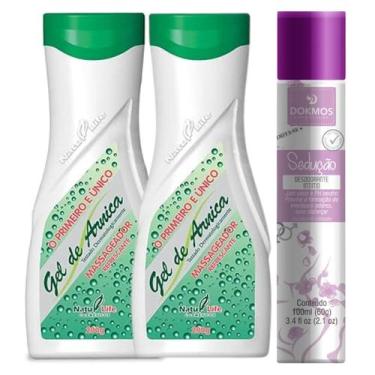 Imagem de Kit 2 Desodorante Sedução Permita-se (roxo) + 1 Gel de Arnica Natu Lif