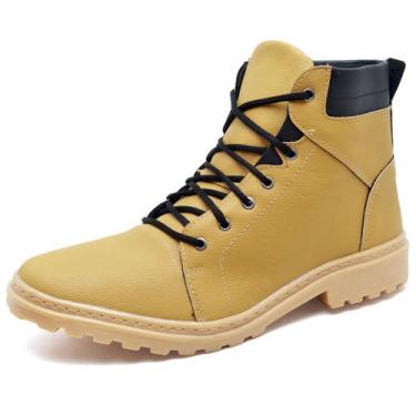 Imagem de Bota   amarela com solado de borracha   ze do asfalto - POLO STATE, Am