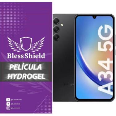 Imagem de Película de Hydrogel HD Premium Samsung Galaxy A34 BlessShield Cobertu
