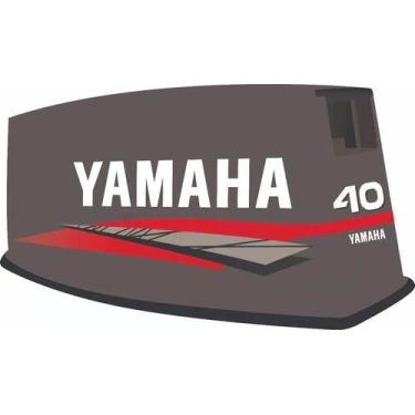 Imagem de Kit Adesivo Faixa Motor De Popa Yamaha Hp 40 Bola 97 - SPTS