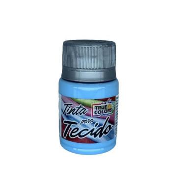 Imagem de Tinta Para Tecido 37ml True Colors, AZUL CRISTAL