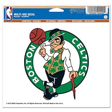 Imagem de NBA Boston Celtics 22056010 Decalque colorido multiuso, 12,7 cm x 15,2 cm