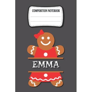 Imagem de Emma Gift Notebook: Dot Graph Composition Notebook, 120 Pages 6x9 inches, Mate Cover