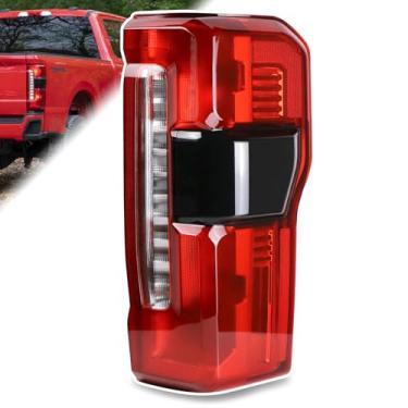 Imagem de Luz traseira LED com ponto cego compatível com Ford F250 F350 F450 Super Duty 2023 2024 Faróis traseiros lado direito do passageiro lado direito substituir PC3Z13404B