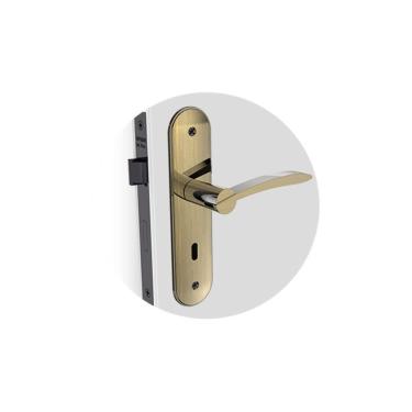 Imagem de Fechadura Soprano Horus Interna Reta ESP43 Antique Brass