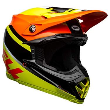 Imagem de Capacete de sujeira Bell Moto-9 MIPS (Amarelo/Laranja/Preto - Grande)