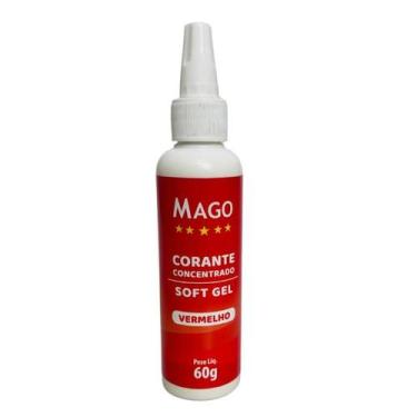 Imagem de Corante soft gel concentrado 60g mago, Vermelho