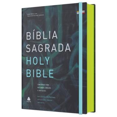 Imagem de Bíblia Sagrada Holy Biblie - Bilíngue - Português e Inglês - Creation