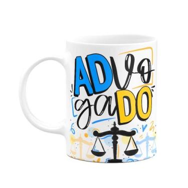 Imagem de Caneca Profissões - Advogado - 325ml - Branca - JPS INFO
