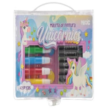 Imagem de Livro - Maleta De Pintura 42 Pecas - Unicornio - MAGIC KIDS, 0, 24 x 1