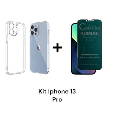 Imagem de Capa Capinha Anti Impacto + Película Anti Espião Fosca 9D Privacidade 