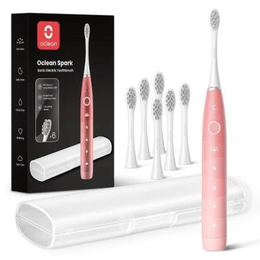 Imagem de Escova de Dentes Elétrica Oclean - 150 Dias de Bateria e 6 Cabeças