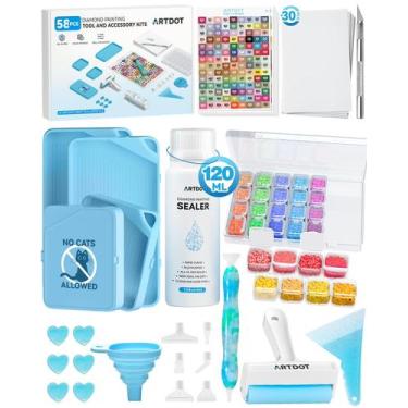 Imagem de Kit Diamond Art ARTDOT para Adultos com Estojo de Armazenamento