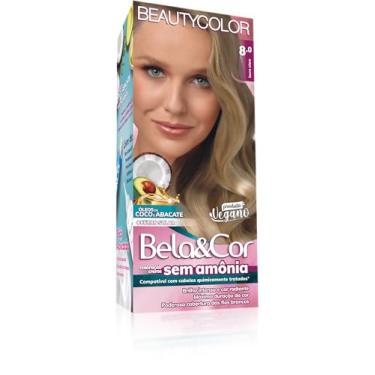 Imagem de Coloração Bela&Cor Sem Amônia - 8.0 Louro Claro