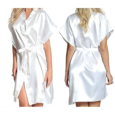 Imagem de Robe roupão hobbe Personalizado todo em cetim