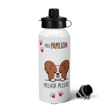 Imagem de Garrafa Squeeze MQ - Meu Papillon, melhor pessoa! - JPS INFO