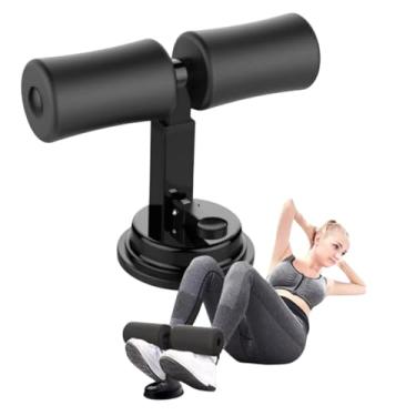 Imagem de Suporte Abdominal Portátil com Ventosa, Aparelho Ajustável para Exercícios em Casa, Barra de apoio, Preto