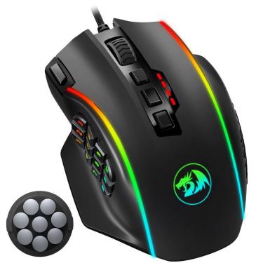 Imagem de Mouse para jogos Redragon M901K UP 16.000 DPI 16 botões macro