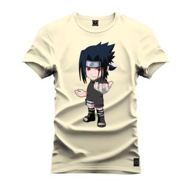 Imagem de Camiseta Unissex Algodão Premium Estampada Kakashi - Nexstar, Pérola, 