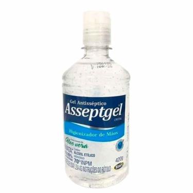 Imagem de Alcool Gel Asseptgel Pump Cristal 420g