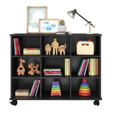 Imagem de Nicho Organizador Preto Fosco - Qmovi