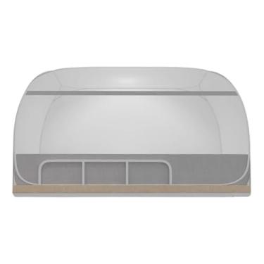 Imagem de Tenda mosquiteira de poliéster redes portáteis cortinas de cama pano dossel pop-up mosquiteiro para cama fácil de armazenar