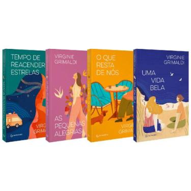 Imagem de Kit Virginie Grimaldi - 4 livros da autora de Uma vida bela e O que re