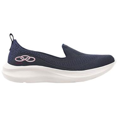 Imagem de Tênis Feminino Casual Iate Slip On Dia a Dia Passeio Trabalho Calçe Fácil Olympikus Safira