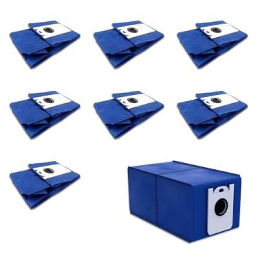 Imagem de Pacote com 8 sacos de pó reutilizáveis de alta capacidade de 4,6 L compatíveis com aspiradores de pó RC400 Dustin e Orb-i, sacos de reposição para coletores de poeira