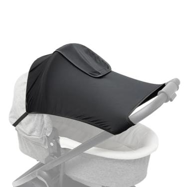 Imagem de Carrinho de proteção solar, acessórios para carrinho à prova de chuva, Capa para carrinho de bebê à prova de chuva com proteção UV, sol bidirecional de alta vista para assentos de carro, carrinho de