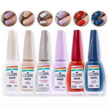 Imagem de Esmalte Colorama Retrô com 6 cores