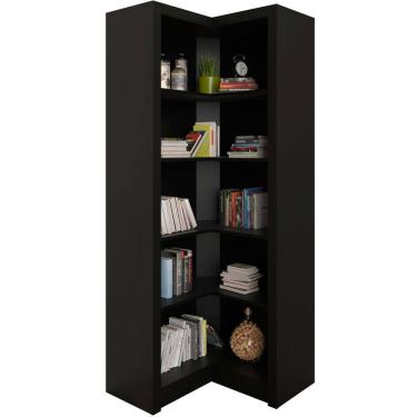 Imagem de Estante Armário de Canto Aberto p/ Escritório 5 Prateleiras