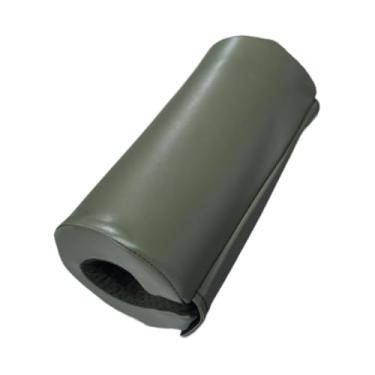 Imagem de menolana Almofada para barra de ginástica, capa para barra de ginástica multifuncional, removível e resistente, almofadas para barras de dança de fitness para, Verde Escuro